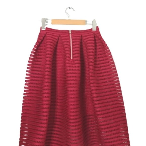 MAJE Red Jam Puffball Skirt Women's Size US XS - Picture 8 of 15